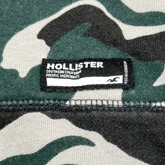 HOLLISTER Southern California Pacific Merchants Camo Pullover Sweatshirt Size XS - Picture 6 of 11